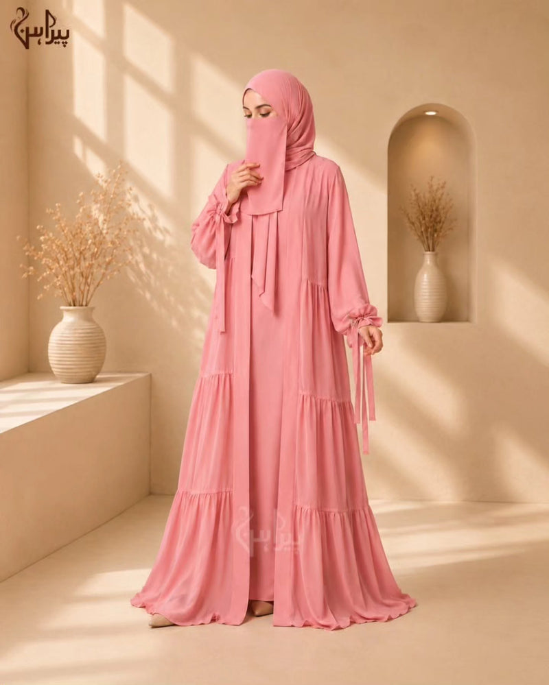 4-Piece Georgette Abaya Set